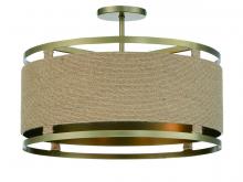 Minka-Lavery 3869-695 - 4 LIGHT SEMI FLUSH