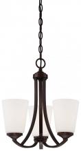 Minka-Lavery 4963-284 - 3 LIGHT MINI CHANDELIER