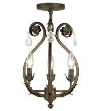 2nd Avenue Designs White 116704 - 12" Wide Antonia Chandelier