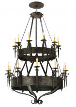 2nd Avenue Designs White 129518 - 45"W Costello 20 LT Two Tier Chandelier