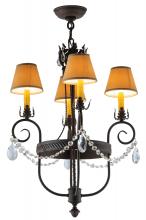 2nd Avenue Designs White 142451 - 19"W Antonia 4 LT Chandelier