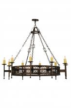 2nd Avenue Designs White 146062 - 60"W Toscano 10 LT Chandelier