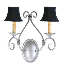 2nd Avenue Designs White 194344 - 14" Wide Olivia 2 Light Wall Sconce