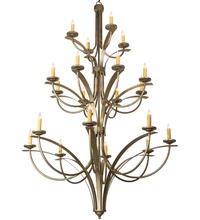 2nd Avenue Designs White 196887 - 86" Wide Corfe Chandelier