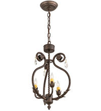 2nd Avenue Designs White 204679 - 12" Wide Antonia 3 Light Chandelier