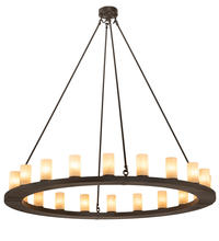 2nd Avenue Designs White 211438 - 60" Wide Loxley 20 Light Chandelier