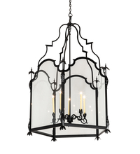 2nd Avenue Designs White 221994 - 46" Wide Lattimer 5 Light Pendant