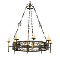 2nd Avenue Designs White 222724 - 48" Wide Toscano 8 Light Chandelier