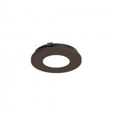 Nora NAPT-3RPHBZ/FL - 3" Apollo Round Flangeless Pinhole Trim with Frosted Lens, Bronze Finish