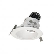 Nora NC3-69L540NMPW - 6" Sapphire III Round Adjustable Reflector, 4500lm, 4000K, Narrow Flood Optic, Matte Powder