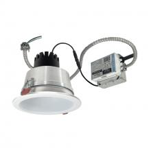 Nora NCR3-61L240FC12MPW - 6" Sapphire III Retrofit, Matte Powder White Reflector/Matte Powder White Flange, 120-277V;