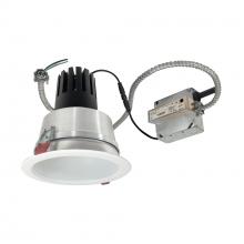Nora NCR3-61L535FP01MPW - 6" Sapphire III Retrofit, Matte Powder White Reflector/Matte Powder White Flange, 120V; Phase