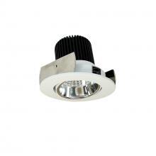 Nora NIOB-2RC35XCMPW/10 - 2" Iolite LED Round Adjustable Cone Reflector, 1000lm / 14W, 3500K, Specular Clear Reflector /