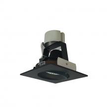 Nora NIR-4SCCDXBZ - 4" Iolite LED Square Adjustable Cone Retrofit, 800lm / 12W, Comfort Dim, Bronze Reflector /