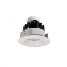 Nora NRMC3-41L130NWW - 4" Marquise III Retrofit, White Reflector/White Flange, 120V input; Triac/ELV Dimming, 1300lm /