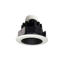 Nora NRMC3-42L127FBW - 4" Marquise III Retrofit, Black Baffle/White Flange, 120V input; Triac/ELV Dimming, 1300lm /
