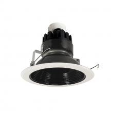 Nora NRMC3-62L130FBW - 6" Marquise III Retrofit, Black Baffle/White Flange, 120V input; Triac/ELV Dimming, 1300lm /