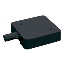 Nora NT-2348B/0.5A - Live End Feed w/ Current Limiter, 0.5 Amps, Two-Circuit Track, Black Finish