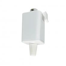 Nora NT-368W/L - Pendant Adapter for L-Style Track Systems, White Finish