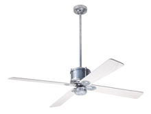 Modern Fan Co. IND-GV-50-WW-NL-RC - Industry DC Fan; Galvanized Finish; 50" Whitewash Blades; No Light; Remote Control