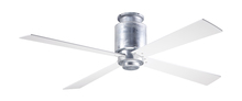 Modern Fan Co. LAP-FM-GV-50-WH-NL-002 - Lapa Flush Fan; Galvanized Finish; 50" White Blades; No Light; Fan Speed and Light Control (3-wi