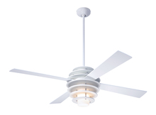 Modern Fan Co. SLA-WH-52-WH-LED-002 - Stella Fan; White/Gloss White Finish; 52" White Blades; 17W LED; Fan Speed and LT Control (3-wir