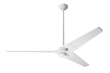 Modern Fan Co. TOR-GW-62-GY-NL-002 - Torsion Fan; Gloss White Finish; 62" Graywash Blades; No Light; Fan Speed and Light Control (3-w