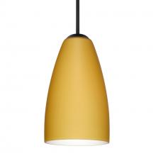 Besa Lighting 1JC-1511VM-BK - Besa Riva 9 Pendant Black Vanilla Matte 1x75W Medium Base