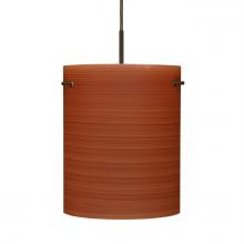 Besa Lighting 1JC-4006CH-BR - Besa Pendant Tamburo 8 Bronze Cherry 1x100W Medium Base