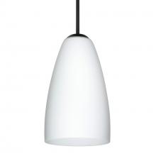 Besa Lighting 1JT-151107-BK - Besa Riva 9 Pendant Black Opal Matte 1x75W Medium Base