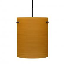 Besa Lighting 1JT-4006OK-BK - Besa Pendant Tamburo 8 Black Oak 1x100W Medium Base