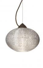 Besa Lighting 1KX-4912GL-BR - Besa Pape 10 Pendant 1Kx Glitter Bronze 1x100W Medium Base