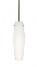 Besa Lighting 1TT-412107-MED-SN - Besa Stilo 11 Stem Pendant Satin Nickel Opal Matte 1x40W Medium base