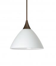 Besa Lighting 1XT-174307-BR - Besa Pendant Domi Bronze White 1x50W MAX GY6.35 Base