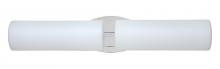 Besa Lighting 2WM-770107-CR - Besa Wall Baaz Chrome Opal Matte 2x60W G9