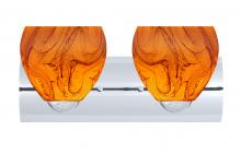 Besa Lighting 2WZ-4122HB-LED-CR - Besa Wall Bolla Chrome Habanero 2x9W LED