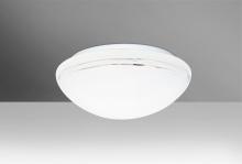 Besa Lighting 911110C-LED - Besa, Bobbi 12 Ceiling, Opal Cut, 1x15W LED