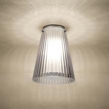 Besa Lighting DIONCLC-SN - Dion Ceiling, Clear Shade, Satin Nickel Finish, 1x60W MAX Medium base