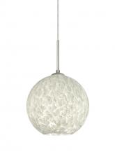 Besa Lighting J-COCO819-SN - Besa Coco 8 Pendant For Multiport Canopy, Carrera, Satin Nickel Finish, 1x60W Medium Base