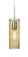 Besa Lighting J-JUNI10GD-EDIL-SN - Besa, Juni 10 Pendant For Multiport Canopy, Gold Bubble, Satin Nickel, 1x4W LED Filament