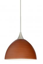 Besa Lighting RXP-4679CH-SN - Besa Pendant Brella Satin Nickel Cherry 1x50W MAX GY6.35 Base