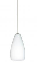 Besa Lighting RXP-719807-SN - Besa Pendant Karli Satin Nickel Opal Matte 1x50W MAX GY6.35 Base