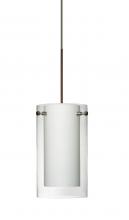 Besa Lighting RXP-C44007-BR - Besa Pendant Pahu 4 Bronze Clear/Opal 1x35W MAX GY6.35 Base