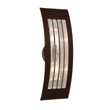 Besa Lighting SAIL17BB-EDIL-BR - Besa, Sail Wall Sconce, Bubble, Bronze Finish, 2x8W LED Filament