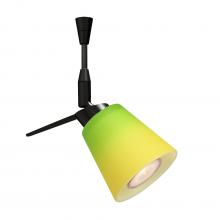Besa Lighting SP-5042GY-BK - Besa Spotlight Canto 3 Black Bicolor Green/Yellow 1x35W Bipin MR11