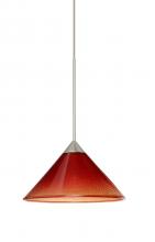 Besa Lighting X-117681-SN - Besa Pendant For Multiport Canopy Kona Satin Nickel Sunset 1x50W MAX GY6.35 Base