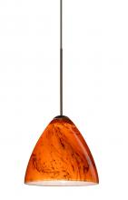 Besa Lighting X-1779HB-BR-L - Besa Pendant For Multport Canopy Mia Bronze Habanero 1x50W MAX GY6.35 Base, 15Ft. Cord