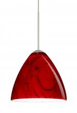 Besa Lighting X-1779MA-SN-L - Besa Pendant For Multport Canopy Mia Satin Nickel Magma 1x50W MAX GY6.35 Base, 15Ft. Cord