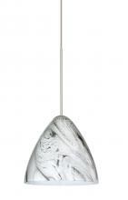 Besa Lighting X-1779MG-SN - Besa Pendant For Multport Canopy Mia Satin Nickel Marble Grigio 1x50W MAX GY6.35 Base