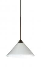 Besa Lighting X-282453-BR - Besa Pendant For Multiport Canopy Kona Bronze White Starpoint 1x50W MAX GY6.35 Base